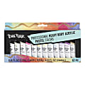 Brea Reese Professional Heavy-Body Acrylic Paint, Pastel Colors, Pack Of 12