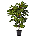 Nearly Natural 15 Fig 32”H Plastic Tree With Pot, 32”H x 20”W x 20”D, Green 1 thumbnail image
