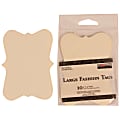 JAM Paper® Gift Tags, 3" x 4", Ivory Fashion, Pack Of 10