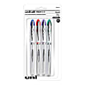 uni-ball® Vision™ Elite™ Liquid Ink Rollerball Pens, Bold Point, 0.8 mm, White Barrel, Assorted Ink Colors, Pack Of 4