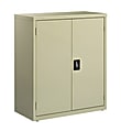 Lorell® Fortress Series 18"D Steel Storage Cabinet, Fully Assembled, 3-Shelf, Putty