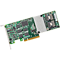 LSI Logic MegaRAID 9261-8i SGL 8-port SAS RAID Controller - Serial ATA/600 - PCI Express 2.0 x8 - Plug-in Card - RAID Supported - 0, 1, 5, 6, 10, 50, 60 RAID Level - 2 Total SAS Port(s) - 2 SAS Port(s) Internal
