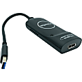 VisionTek VT70 - USB 3.0 to DisplayPort Adapter (M/F) - 1 Pack - 1 x Type A Male USB - 1 x DisplayPort Female Digital Video 1 thumbnail image