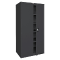 Lorell® Fortress Series Steel Storage Cabinet, 6-Shelf, Black