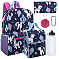 6-In-1 Backpack Set, Ice Cream/Unicorns