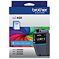 Brother® LC401 Cyan Ink Cartridge, LC401C