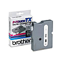 Brother® TX-3351 White-On-Black Tape, 0.5" x 50'