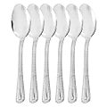 Gibson Home Tustin 6-Piece Stainless Steel Teaspoon Flatware Set, Silver 1 thumbnail image