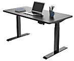 Loctek Electric Height-Adjustable Stand-Up Desk With Anti-Collision Safety Feature, Black 1 thumbnail image