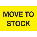 Tape Logic® Preprinted Special Handling Labels, DL1133, Move To Stock, Rectangle, 2" x 3", Fluorescent Yellow, Roll Of 500 1 thumbnail image