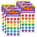 Trend Stinky Stickers, Colorful Star Smiles/Fruit Punch, 96 Stickers Per Pack, Set Of 6 Packs