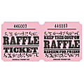 Amscan Raffle Ticket Roll, Pink, Roll Of 1,000 Tickets