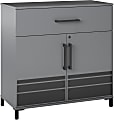 Ameriwood™ Home Systembuild Evolution 36"W Shelby Garage Base Cabinet, Graphite