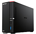 Buffalo LinkStation 710D 4TB Hard Drives Included (1 x 4TB, 1 Bay) - -  1.30 GHz - 1 x HDD Supported - 1 x HDD Installed - 4 TB Installed HDD Capacity - 2 GB RAM - Serial ATA/600 Controller