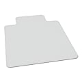 SKILCRAFT® Biobased Chair Mat With Lip for Low/Medium Pile Carpet, 45" x 53", Clear (AbilityOne 7220016568328) 1 thumbnail image