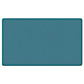 Ghent Fabric Bulletin Board With Wrapped Edges, 11-7/8" x 47-7/8", Teal