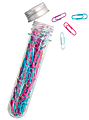 Office Depot® Brand Paper Clips With Test Tube, Pack Of 150, Assorted Colors 1 thumbnail image