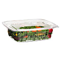 Eco-Products® Rectangular Deli Containers, 48 Oz, Clear, 50 Containers Per Pack, Case Of 4 Packs