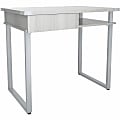 Safco® Mirella SoHo 37"W Writing Desk With Drawer, White Ash 1 thumbnail image