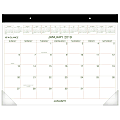 AT-A-GLANCE® 2-Color Monthly Desk Pad Calendar, 21 3/4" x 17", January to December 2019 1 thumbnail image