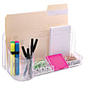 Innovative Storage Designs Desktop Organizer, 9 Compartments, Clear