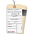 Prewired Manila Inventory Tags, 2-Part Carbon Style, 0-499, Box Of 500