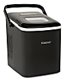 Igloo 26 Lb Automatic Self-Cleaning Portable Countertop Ice Maker Machine With Handle, Black 1 thumbnail image