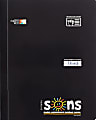 SONS System Third Notebooks, 9-3/4" x 7-1/2", 1 Subject, Primary Rule, 200 Sheets, Black 1 thumbnail image