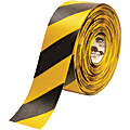 Mighty Line™ Deluxe Safety Tape, 4" x 100', Black/Yellow