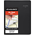 AT-A-GLANCE® QuickNotes® 2027 Weekly Monthly Appointment Book Planner, Black, Large, 8 1/4" x 11" 1 thumbnail image