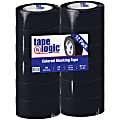 Tape Logic® Color Masking Tape, 3" Core, 2" x 180', Black, Case Of 12