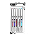 uni-ball® Vision™ Rollerball Pens, Fine Point, 0.7 mm, Assorted Barrels, Assorted Ink Colors, Pack Of 5