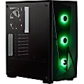 Corsair Carbide Series SPEC-DELTA RGB Tempered Glass Mid-Tower ATX Gaming Case - Black - Mid-tower - Black - Steel, Tempered Glass - 4 x Bay - 4 x 4.72" x Fan(s) Installed - Mini ITX, Micro ATX, ATX Motherboard Supported - 14 lb - 6 x Fan(s) Supported 1 thumbnail image