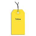 Partners Brand Prewired Color Shipping Tags, #2, 3 1/4" x 1 5/8", Yellow, Box Of 1,000 1 thumbnail image