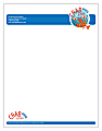 Custom Full-Color Raised Print Stationery Letterhead, 8 1/2" x 11", White Bond, Box Of 250 1 thumbnail image