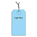 Partners Brand Prewired Color Shipping Tags, #3, 3 3/4" x 1 7/8", Light Blue, Box Of 1,000 1 thumbnail image