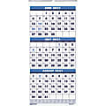 House of Doolittle 14-Month Vertical Academic Wall Calendar, 8”H x 17”W, Teal, June 2020 To July 2021, HOD3645