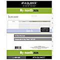 AT-A-GLANCE® 2026 Monthly Planner Refill, Loose-Leaf, Folio Size, 8 1/2" x 11" 1 thumbnail image
