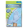 Medline Latex-free Nitrile Multipurpose Gloves, 1 Size, Blue, Box Of 50