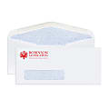 Custom #10, 1-Color, Single Window, Security Tint, Business Envelopes, 4-1/8" x 9-1/2", White Wove, Box Of 500 1 thumbnail image