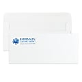 Self-Seal, Standard Business Envelopes,  4-1/8" x 9-1/2", 1-Color, Custom #10, Box Of 500