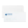 Custom #10, 1-Color, Self-Seal, Single Window Business Envelopes, 4-1/8" x 9-1/2", White Wove, Box Of 500 1 thumbnail image