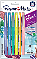 Paper Mate Flair Scented Felt-Tip Pens, Pack Of 6 Pens, Medium Tips, 0.7 mm, Assorted Nature Escape Scents And Colors 1 thumbnail image