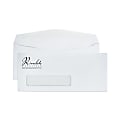 Custom #9, 1-Color, Single Window Business Envelopes, 3-7/8" x 8-7/8", White Wove, Box of 500 1 thumbnail image