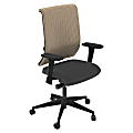 Mayline® Commute Series Upholstered Mid-Back Task Chair, Black