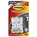 Command Clear Cord Clips, Large, 2 Clips with 3 Clear Strips - Cord Clip - Clear 1 thumbnail image