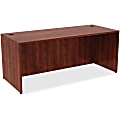 Lorell® Essentials 72"W x 30"D Rectangular Shell Computer Desk, Cherry 1 thumbnail image