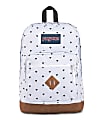 JanSport® City View Remix Backpack With 15" Laptop Pocket, Tiny Hearts