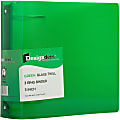 JAM PAPER 3 Ring Plastic Binder, 3 inch, Green, Sold Individually 1 thumbnail image
