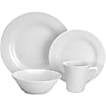 Cuisinart Marne CDP01-S4WL Table Ware - 10" Diameter Dinner Plate, 8" Diameter Salad Plate, 6.50" Diameter Bowl, 12 fl oz Mug - Porcelain - Serving - Dishwasher Safe - Microwave Safe - White - Glazed